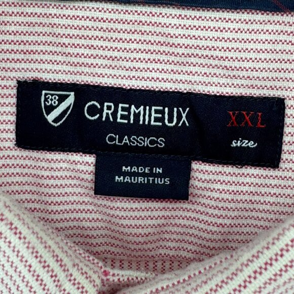 Cremieux Classics Mens Pinstripes Button Up Shirt Size XXL Preppy Cotton Work - Picture 4 of 7